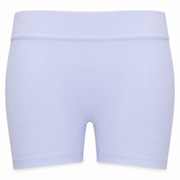Light Purple Fitted Mid-Thigh Shorts