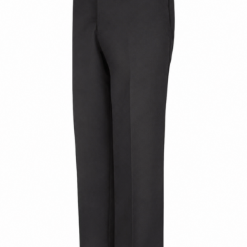 Black Tailored Straight-Leg Dress Pants